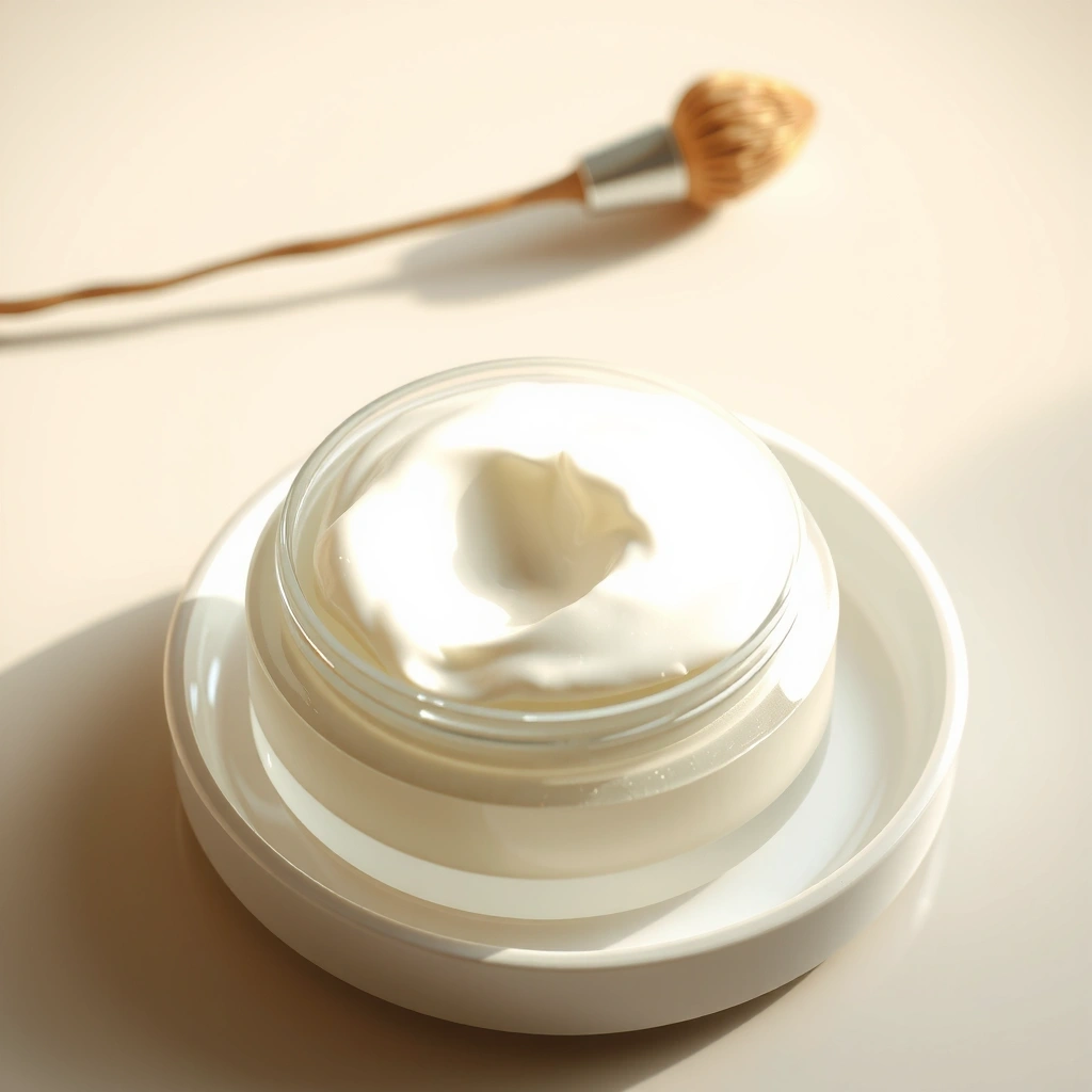Tekstur krim pelembab yang kaya